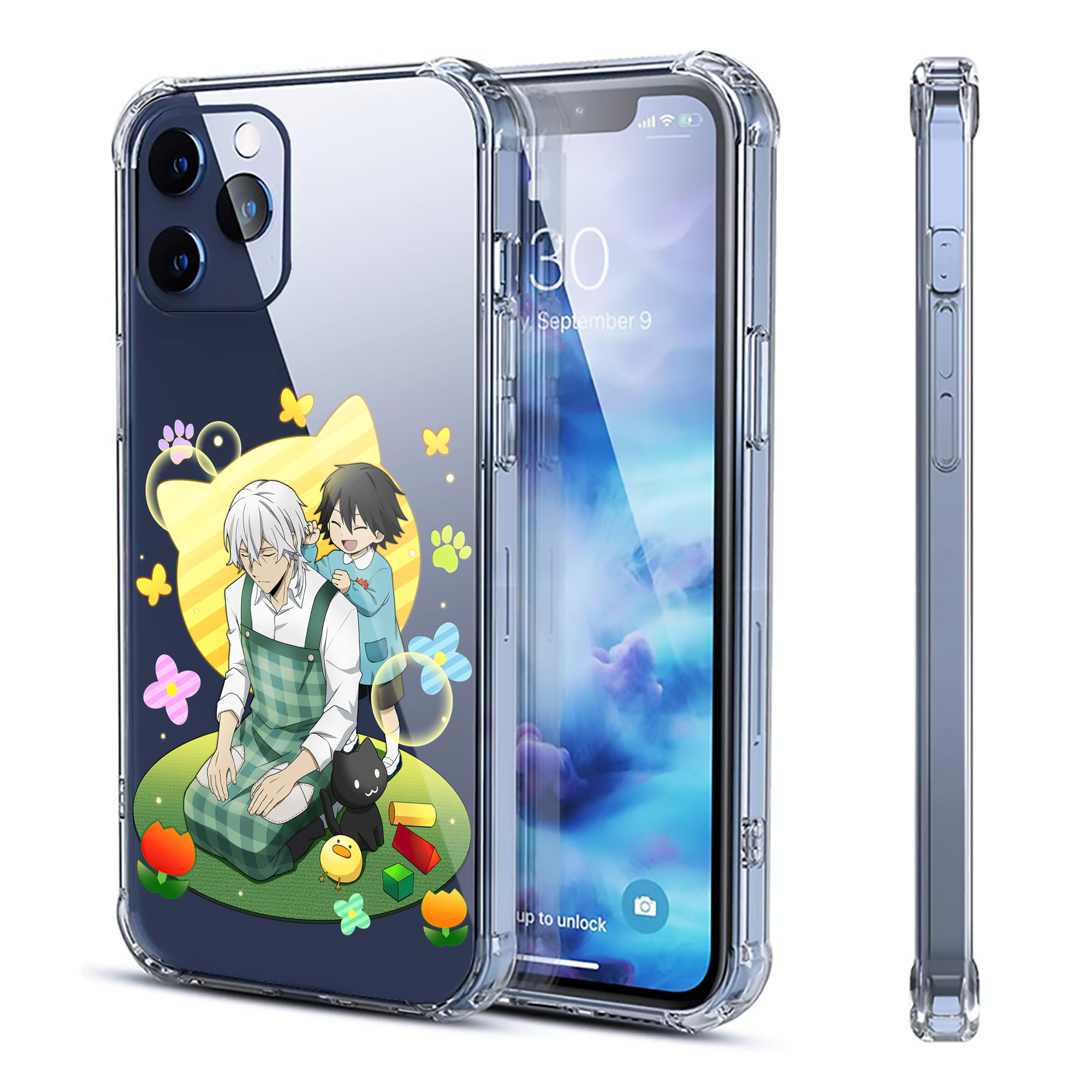 （画像用） 文豪ストレイドッグス Bungo Stray Dogs 【iPhone 12シリーズ対応】透明スマホケース（クリアソフトケース）